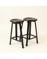 Outdoor Modern Industrial 30 '' Patio Bar Stool ( Set Of 2 ) (synthetic illustration; no displayed measurements)