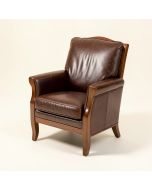 Kyng 28 '' Wide Leather Match Club Chair (synthetic illustration; no displayed measurements)