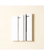 Gate White Wood And Metal Wall Décor (synthetic illustration; no displayed measurements)