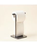 Free Standing Toilet Paper Holder With Reserve (synthetic illustration; no displayed measurements)