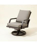 Wellow Baytree Egg Swivel Patio Chair With Cushions (synthetic illustration; no displayed measurements)