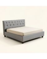 Drusilla Tufted Upholstered Low Profile Standard Bed (synthetic illustration; no displayed measurements)