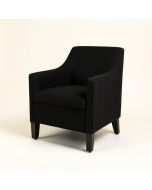 Midgard Fabric Side Chair In Black (synthetic illustration; no displayed measurements)