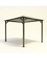Verwood 10 Ft. W X 10 Ft. D Vinyl Pergola (synthetic illustration; no displayed measurements)