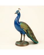 The Peacock Goddess Illuminated Figurine (synthetic illustration; no displayed measurements)