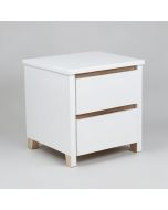 Voelker Two-Drawer Nightstand (synthetic illustration; no displayed measurements)