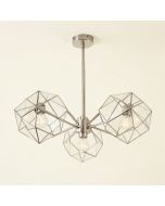 Osmanu 3-Light Shaded Chandelier Geometric Chandelier (synthetic illustration; no displayed measurements)