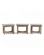 Malai Weathered 3 Piece Coffee Table Set (synthetic illustration; no displayed measurements)