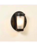 Izaiah Black 2 - Bulb Outdoor Armed Sconce (synthetic illustration; no displayed measurements)