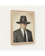 Barack For President By Wilbur Pierce - Graphic Art Print (synthetic illustration; no displayed measurements)