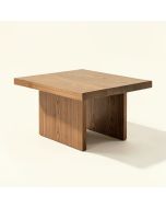 Cypress Point Solid Wood Block Coffee Table (synthetic illustration; no displayed measurements)