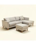 Sectional Couch With Reversible Chaise Modern L-Shape Sofa 3-Seat Couch Modular Sectional Sofa (synthetic illustration; no displayed measurements)