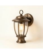 Kensett Palladian Bronze 1 - Bulb Outdoor Wall Lantern (synthetic illustration; no displayed measurements)
