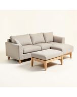 Calio 112 '' Wide Sofa & Chaise With Ottoman (synthetic illustration; no displayed measurements)