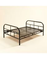 Thyrvi Metal Platform Bed (synthetic illustration; no displayed measurements)
