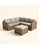 Patio 8 Piece Rattan Sectional Seating Group With Cushions (synthetic illustration; no displayed measurements)