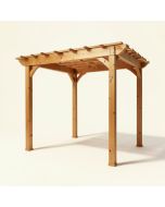 14X10 Solid Wood Pergola (synthetic illustration; no displayed measurements)