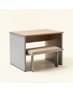 Elyssa Reversible Desk With Bench (synthetic illustration; no displayed measurements)