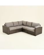 Laverty 4 Piece Sectional Seating Group With Cushion (synthetic illustration; no displayed measurements)