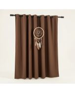 Southwestern Dream Catcher With Beads And Feathers Semi-Sheer Thermal Rod Pocket Single Curtain Panel (synthetic illustration; no displayed measurements)