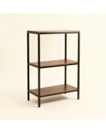 Marny 70.8 '' X 70.8 '' W Steel Etagere Bookcase (synthetic illustration; no displayed measurements)