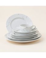 Witten Marble 16 Piece Dinnerware Set , Service For 4 (synthetic illustration; no displayed measurements)