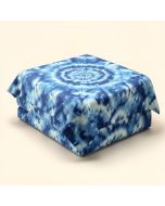 Star Inside Square Shaped Kaleidoscope Tie Dye Motive With Outer Figures Image Duvet Cover Set (synthetic illustration; no displayed measurements)