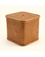 Rect Folding Bamboo Laundry Hamper (synthetic illustration; no displayed measurements)
