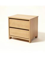 Samons 2 - Drawer Nightstand In Light Brown (synthetic illustration; no displayed measurements)