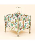 Happy Camper Forest Nursery Crib Musical Mobile (synthetic illustration; no displayed measurements)