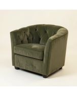 Boice Tufted Velvet Upholstered Side Chair (synthetic illustration; no displayed measurements)
