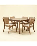 Auby 5 Piece Bistro Set (synthetic illustration; no displayed measurements)