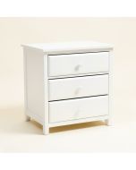 Sara 3 - Drawer Nightstand In White (synthetic illustration; no displayed measurements)