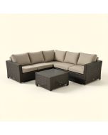 Merlyn 4 Piece Seating Group With Cushions (synthetic illustration; no displayed measurements)