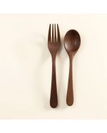 Fork And Spoon Wood Wall Adornment (synthetic illustration; no displayed measurements)