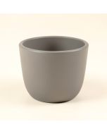 Happy Planter Planter , 14 '' X 14 '' X 13.6 '' , Smokey Cream (synthetic illustration; no displayed measurements)