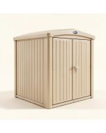 Woodbridge Plus 10.5 Ft. W X 8 Ft. D Plastic Storage Shed (synthetic illustration; no displayed measurements)