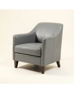 Alsiddiqa Upholstered Parsons Chair In Gray (synthetic illustration; no displayed measurements)