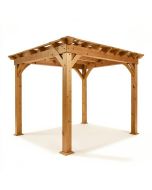 Madison 14 Ft. W X 10 Ft. D Solid Wood Pergola (synthetic illustration; no displayed measurements)