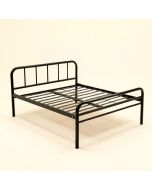 Twin Size Metal Bed Frame Black (synthetic illustration; no displayed measurements)