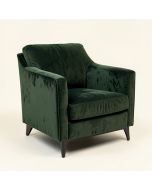 Hinds 24 '' Wide Velvet Armchair (synthetic illustration; no displayed measurements)