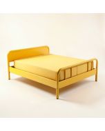 Devvan Full Metal Platform Bed (synthetic illustration; no displayed measurements)