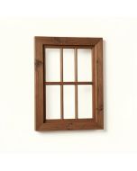 Rustic Architectural Window Wall Decor (synthetic illustration; no displayed measurements)