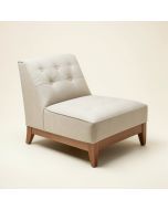 Carlin Tufted Armless Chaise Lounge (synthetic illustration; no displayed measurements)