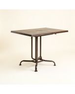 Derbyshire Rustic Metal Dining Table (synthetic illustration; no displayed measurements)