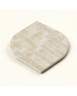 360° Penny Rounds 12 '' X 12 '' Porcelain Mosaic Tile In Beige (synthetic illustration; no displayed measurements)