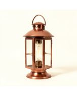 Earlham Aged Copper 2 -Bulb Outdoor Hanging Lantern (synthetic illustration; no displayed measurements)