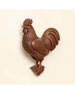 Carved Rooster Overdoor Wall Décor (synthetic illustration; no displayed measurements)
