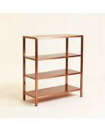 Neron 70.8 '' H X 70.8 '' W Copper Etagere Bookcase (synthetic illustration; no displayed measurements)