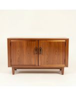 Reed Mid-Century Modern Multicolor 2-Door Wood Dining Room Sideboard (synthetic illustration; no displayed measurements)